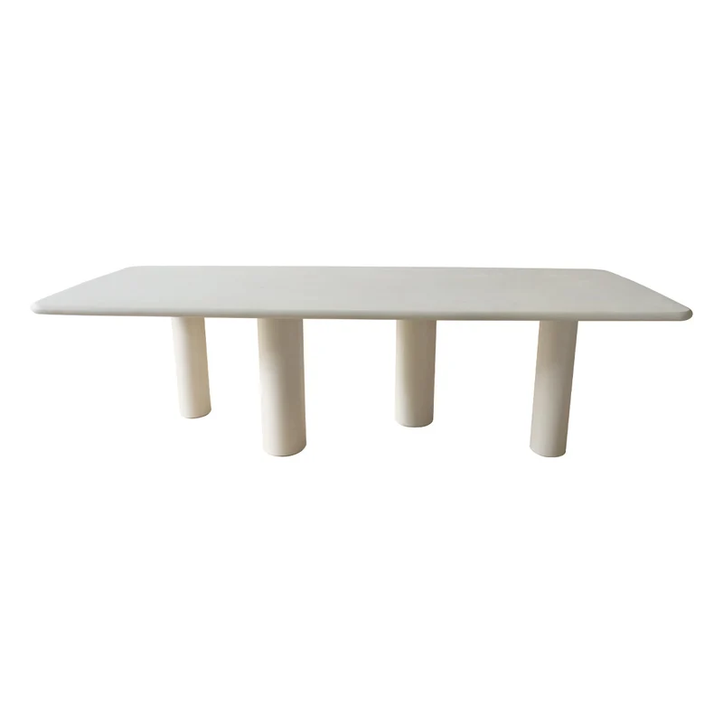 Microskin Grande table à manger Pim - 265 cm - Aspect Mortex