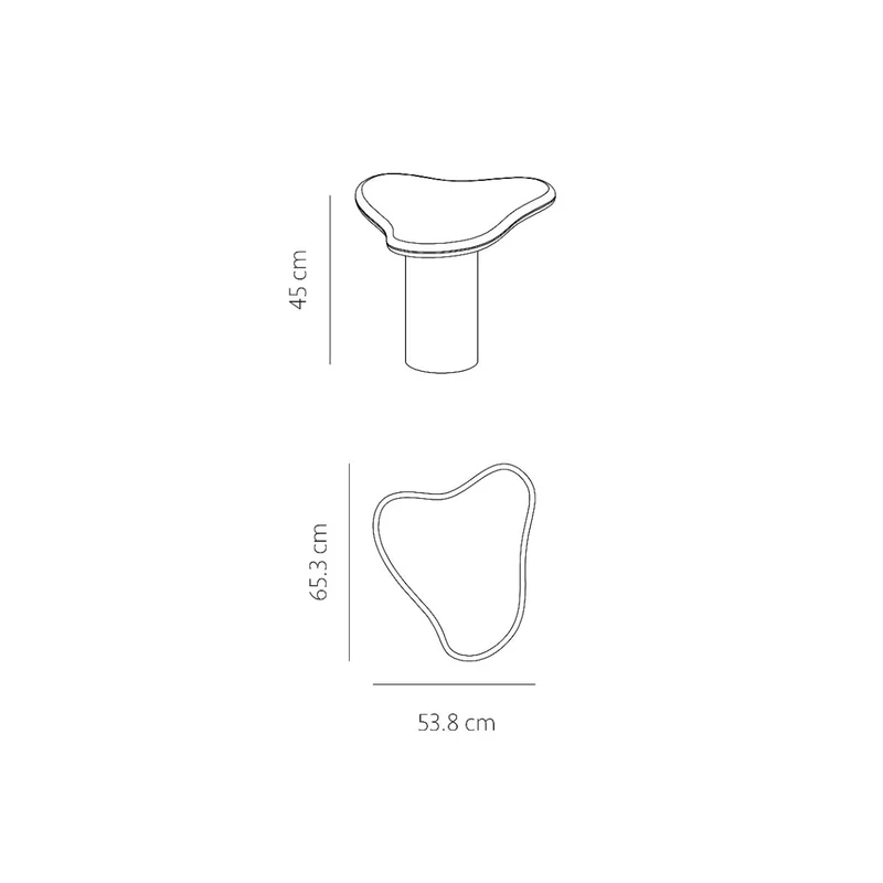 Tables d'appoint Grenoble - Microskin Noir - Hautes