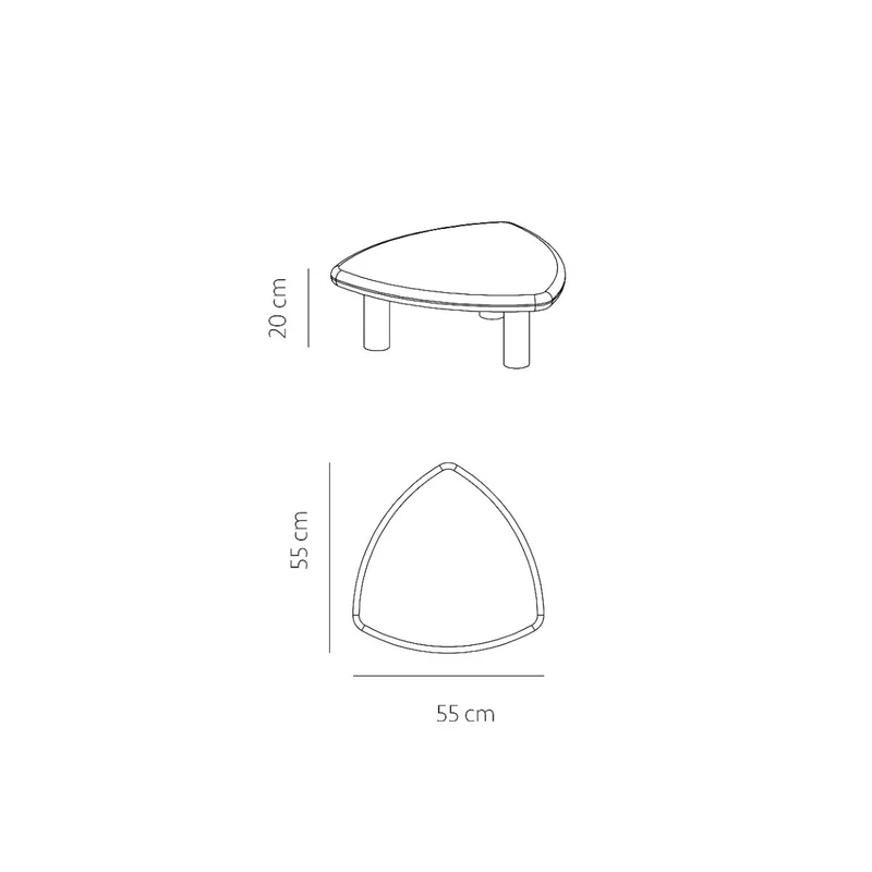 Table d'appoint Microskin - Tacy - Basse