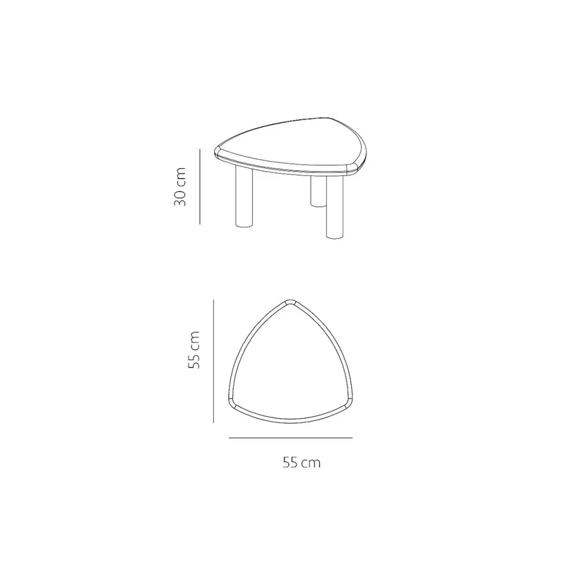 Table d'appoint look Mortex - Tacy - Haute