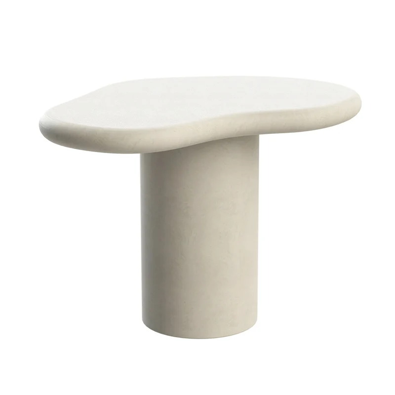 Table d'appoint en microskin - Jonah - forme organique - Mid