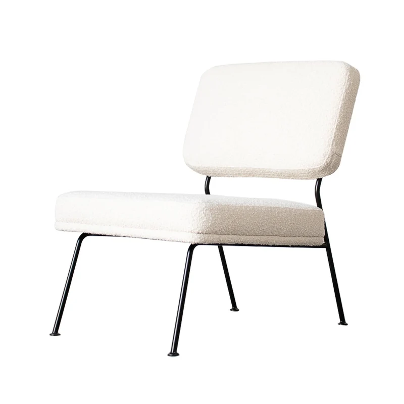 Chaise Emma - Blanc - Noir