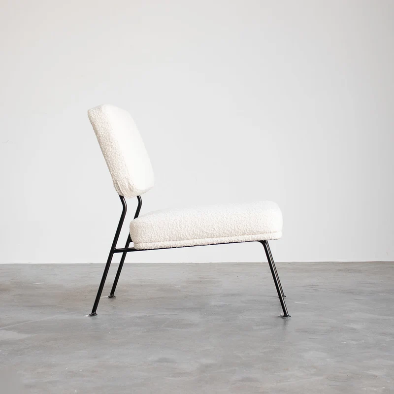Chaise Emma - Blanc - Noir