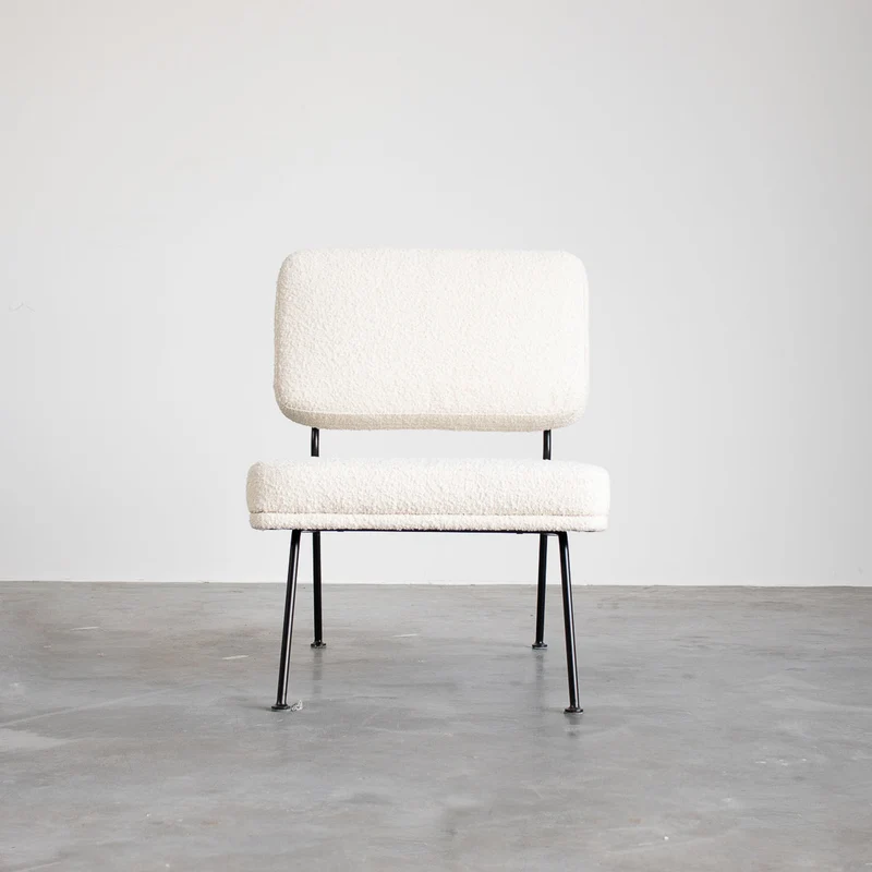 Chaise Emma - Blanc - Noir