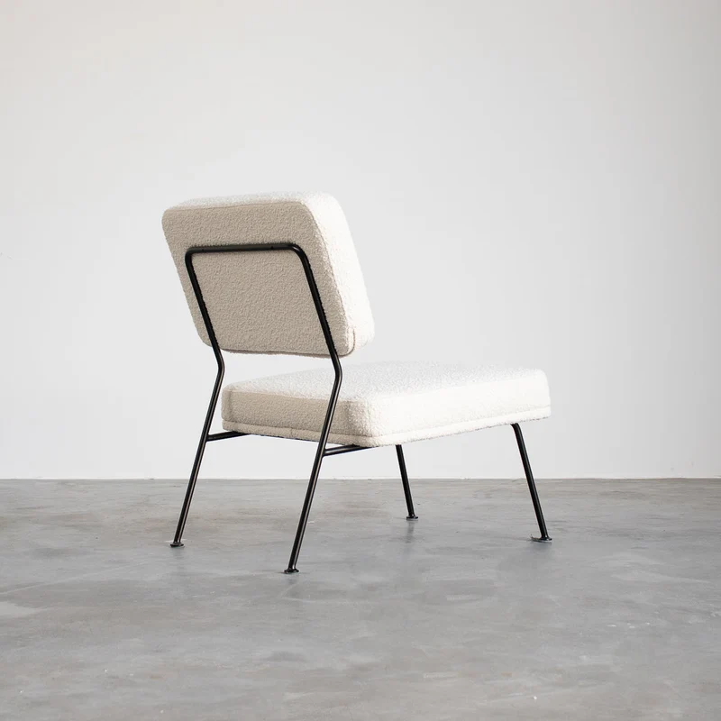 Chaise Emma - Blanc - Noir