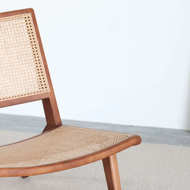 Fauteuil en Osier - Flora - Noyer