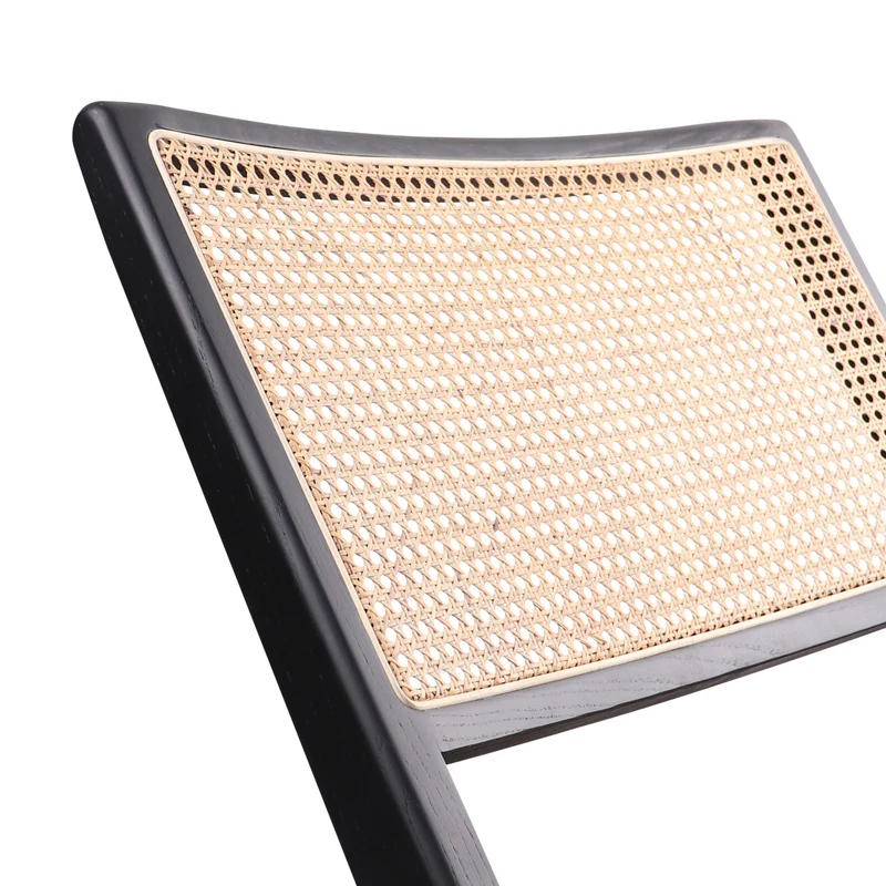 Fauteuil en Osier - Flora - Noir