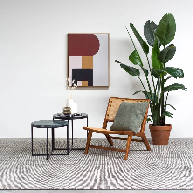 Table d'Appoint Margaux - Marbre Vert - 50x50x45cm