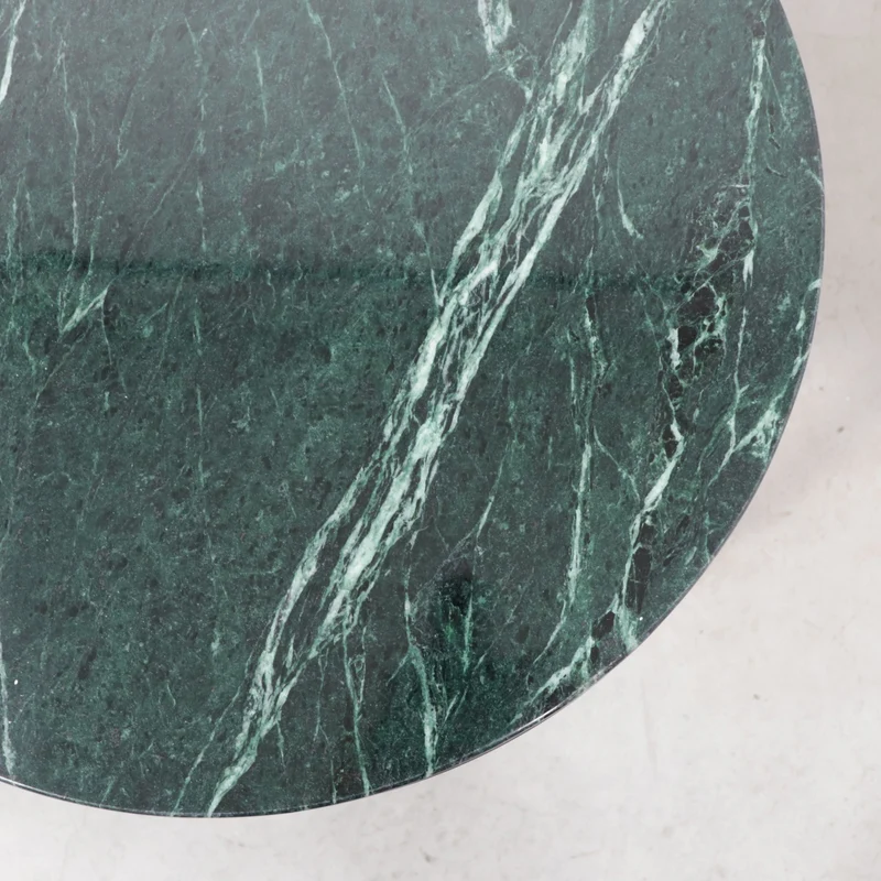 Table d'Appoint Margaux - Marbre Vert - 50x50x45cm