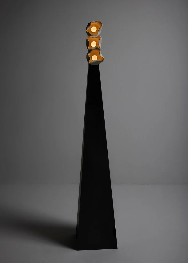'Vessels Scarlet' Ceramic Floor Light