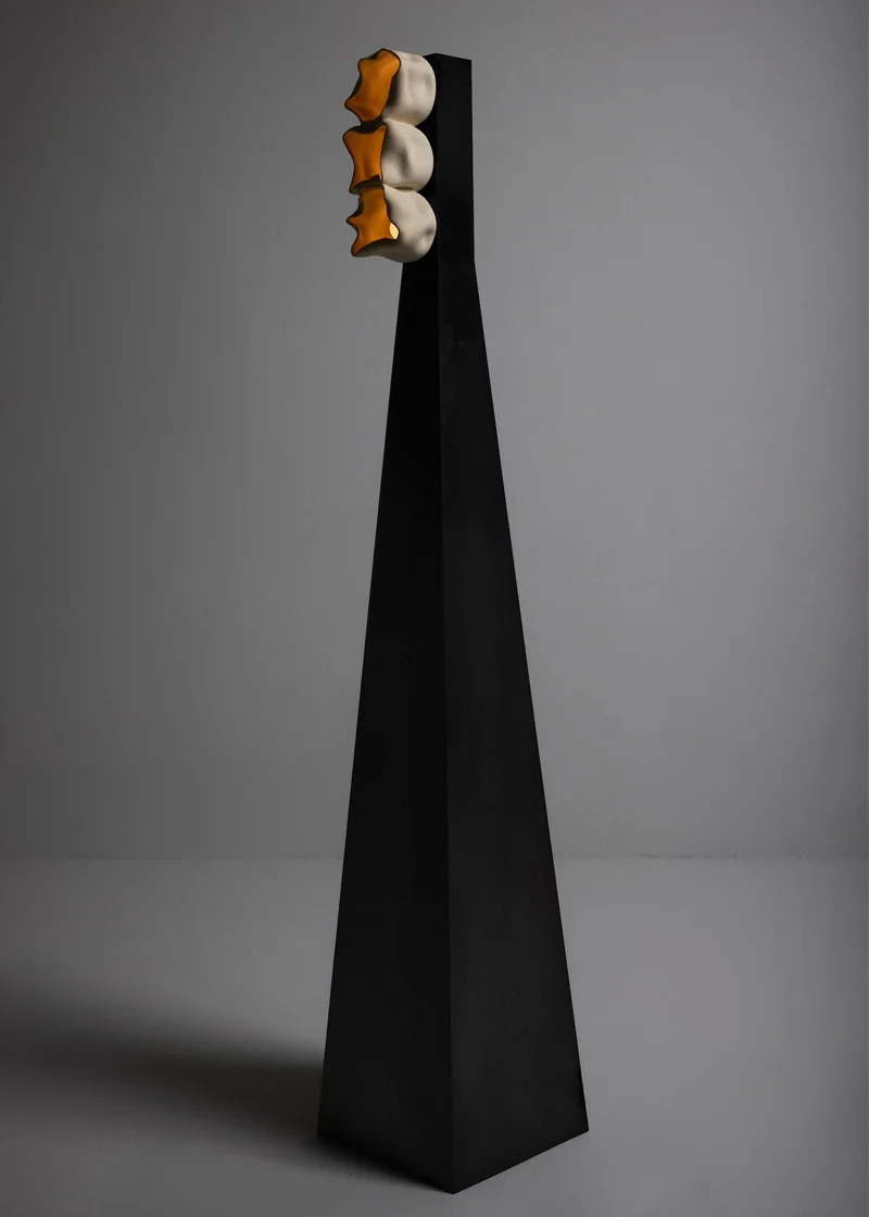 'Vessels Scarlet' Ceramic Floor Light