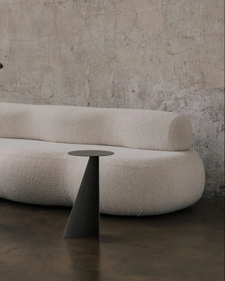 Aluminum Side Table Object084
