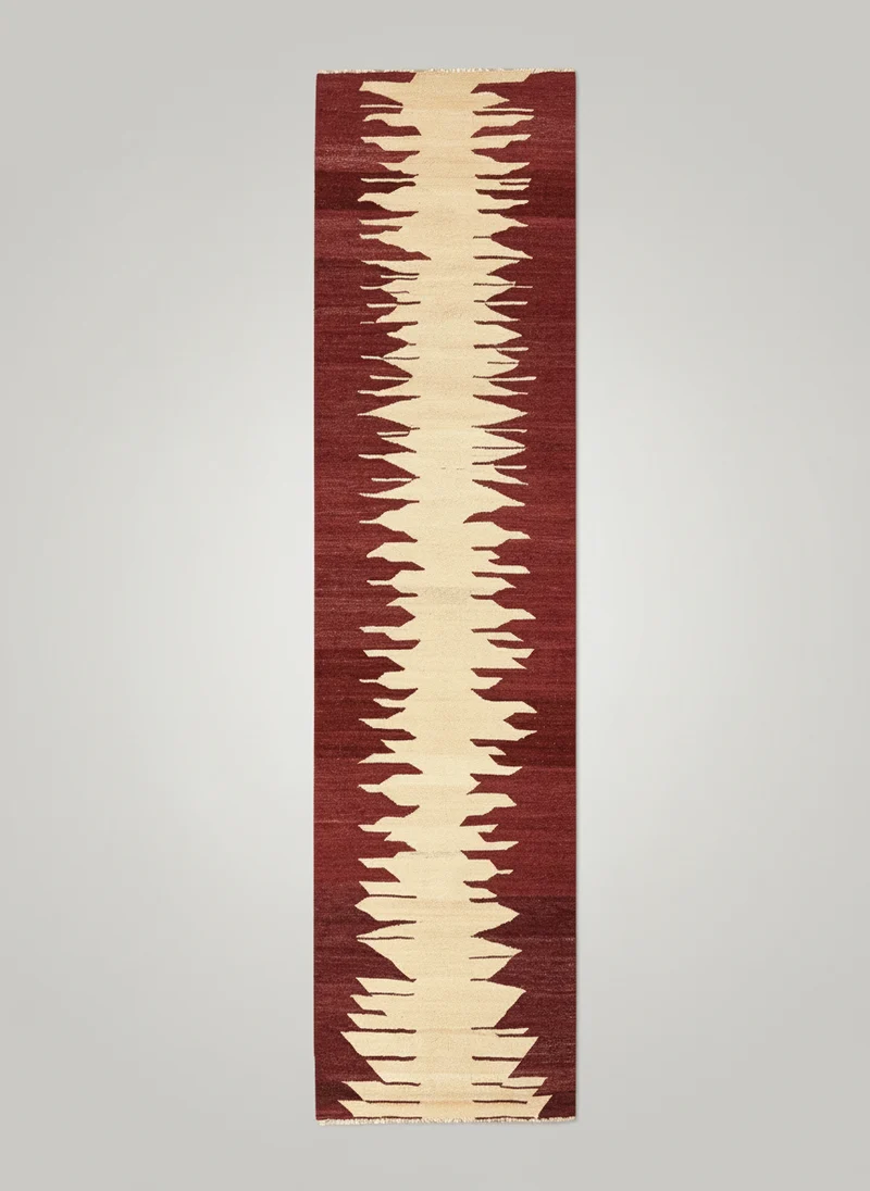 Waves Kilim Runner - Handwoven Rug