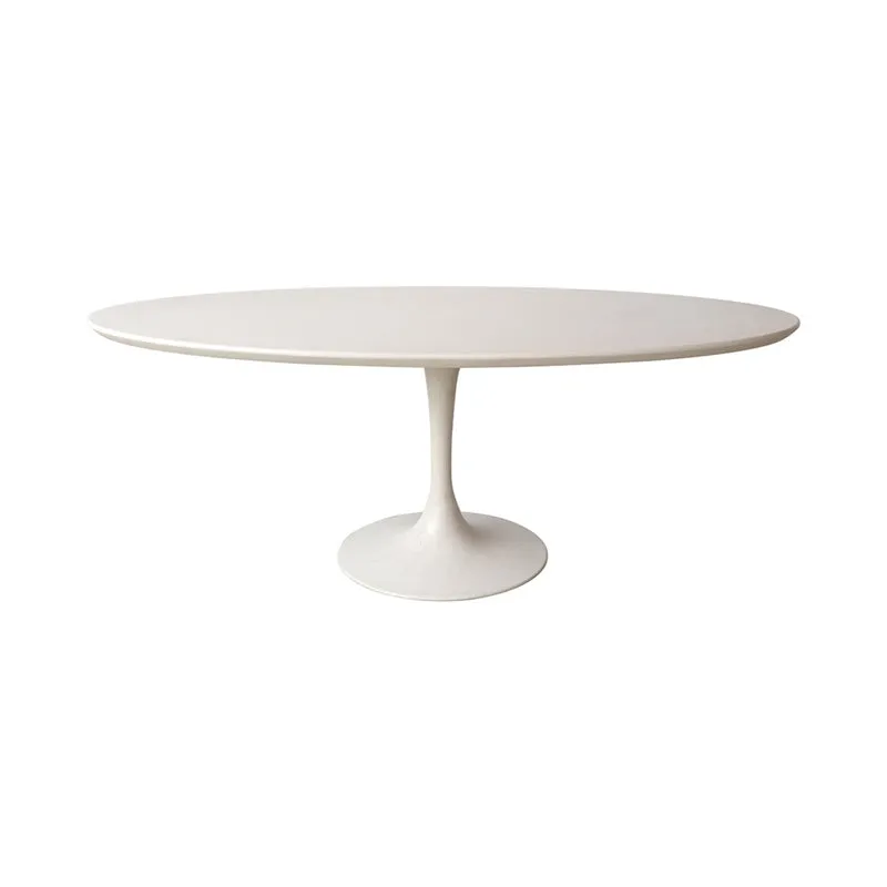 Table à manger Camille - 200 cm - MicroSkin - forme Tulipe