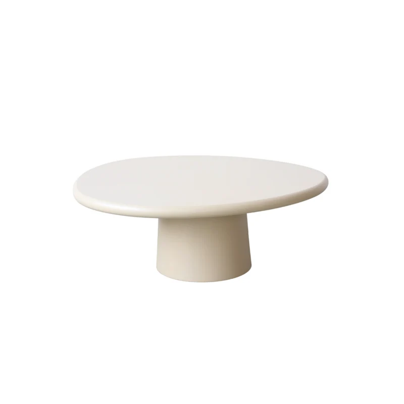 Table basse ronde aspect béton - Juno - StoneSkin - 90 cm