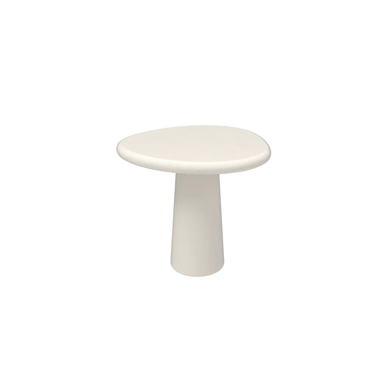 Table basse ronde aspect béton - Juno - StoneSkin - 50 cm