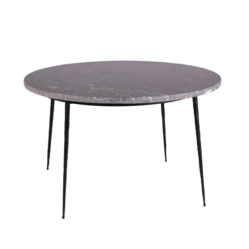 Table à Manger Ronde Noire - Montréal - Dia 125/H75cm - Noir