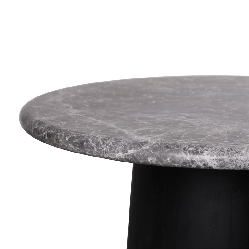Table basse Firenze - Marbre Gris - 70x70x36cm