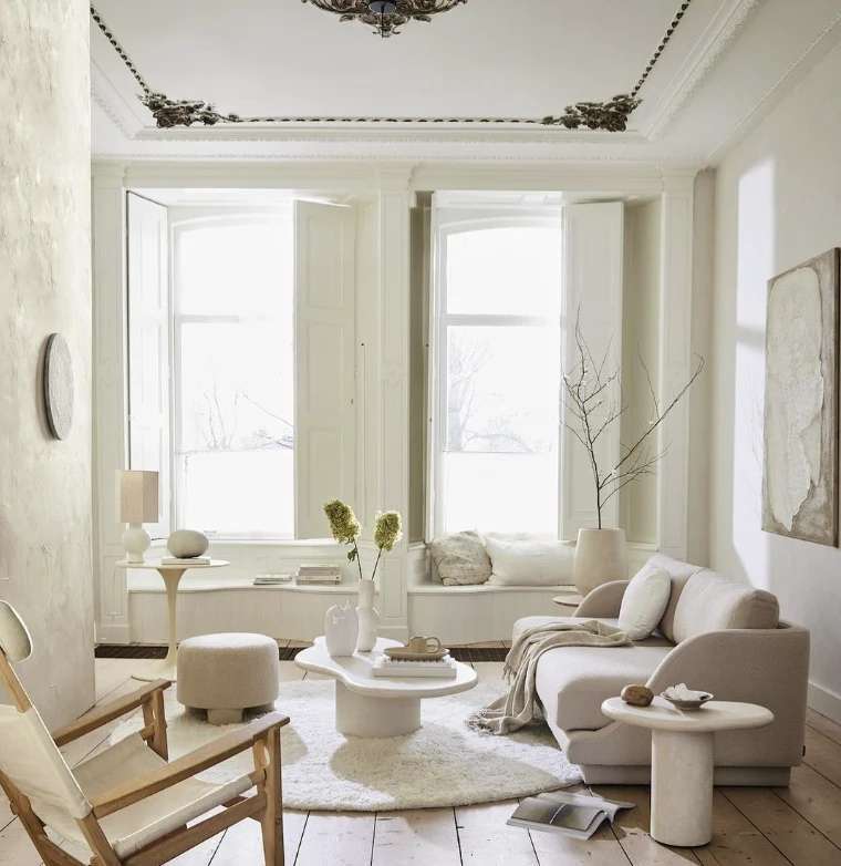 Jonah - Table d'appoint en micropeau - Haute