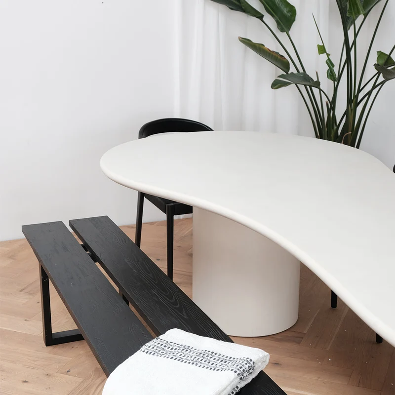 Table à manger Trio en microskin bio