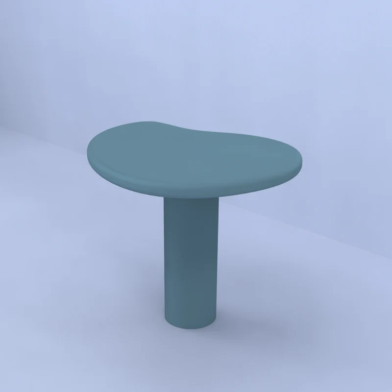 Ada - Table d'appoint basse - Pierre mate Skin