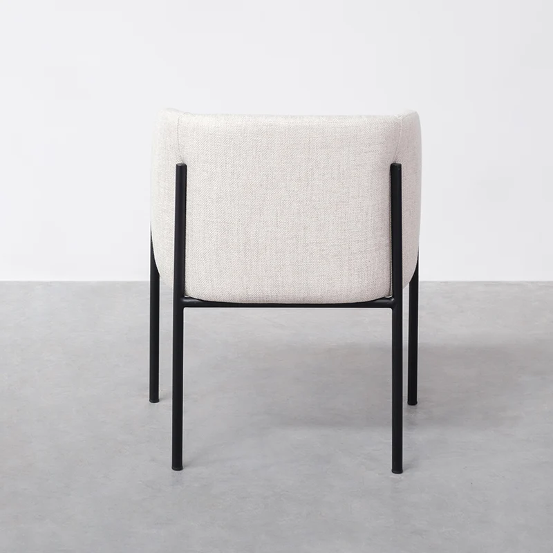 Chaise de salle à manger - Royan - Gris/Beige
