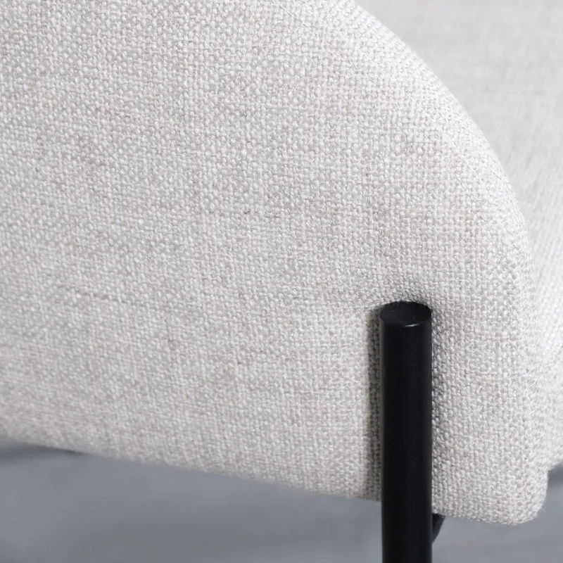Chaise de salle à manger - Royan - Gris/Beige