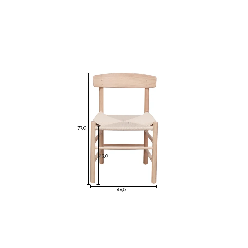 Chaise de salle à manger en chêne - Gien