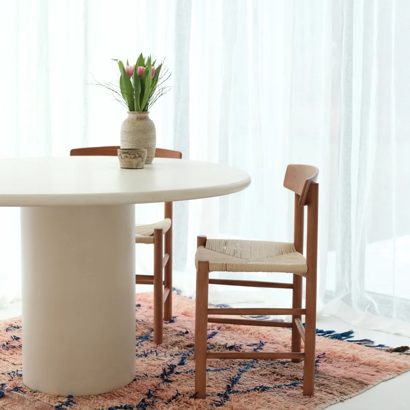 Gien - Chaise de salle à manger - Noyer clair