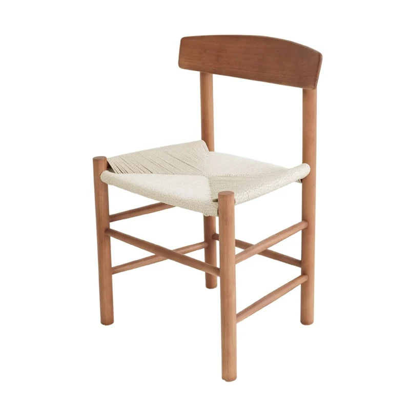 Gien - Chaise de salle à manger - Noyer clair