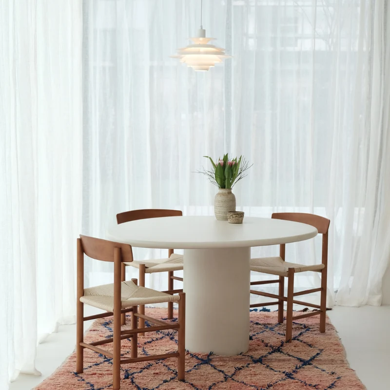 Gien - Chaise de salle à manger - Noyer clair