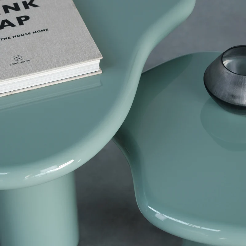 Ada - Table d'appoint haute - StoneSkin brillant
