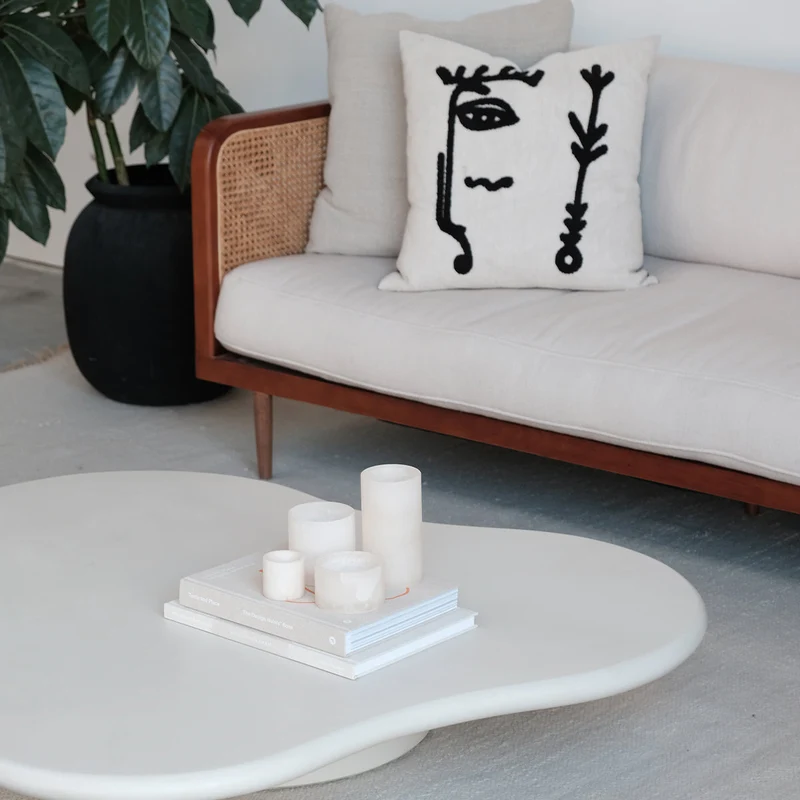 Table basse Tours - MicroSkin - 100 cm