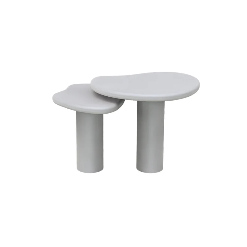 Elva - Table d'appoint haute - StoneSkin - Latte