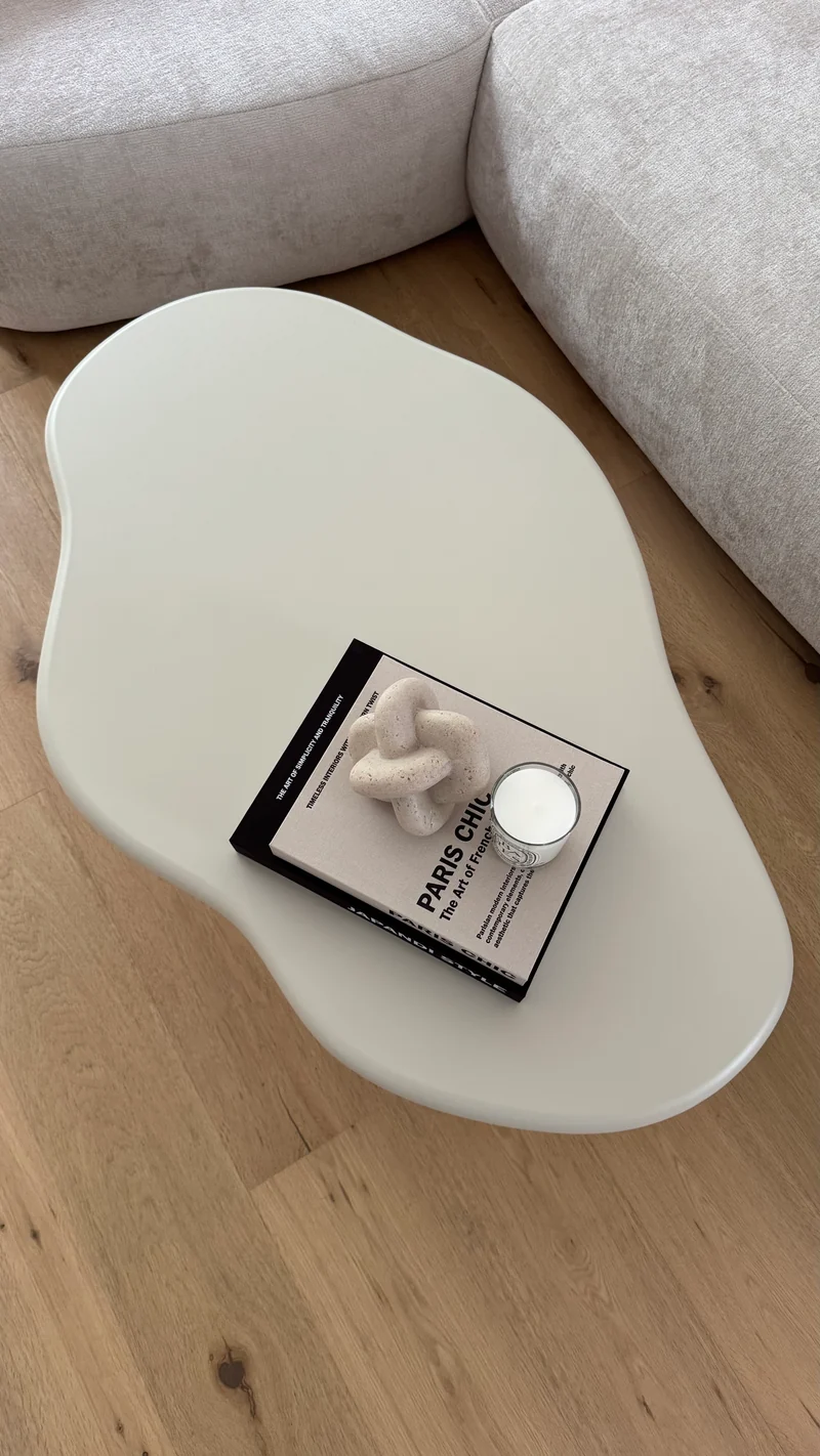 Table basse aspect béton organique - Cian - StoneSkin
