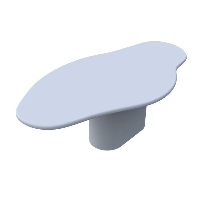 Table basse aspect béton organique - Cian - StoneSkin