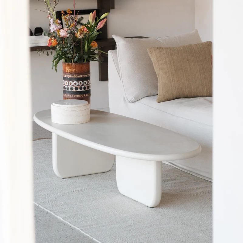 Table basse Mulhouse - Microskin latte