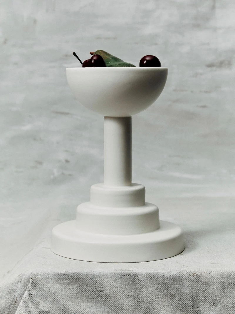 'MEDICIS' Glazed Earthenware Fruits Coupe