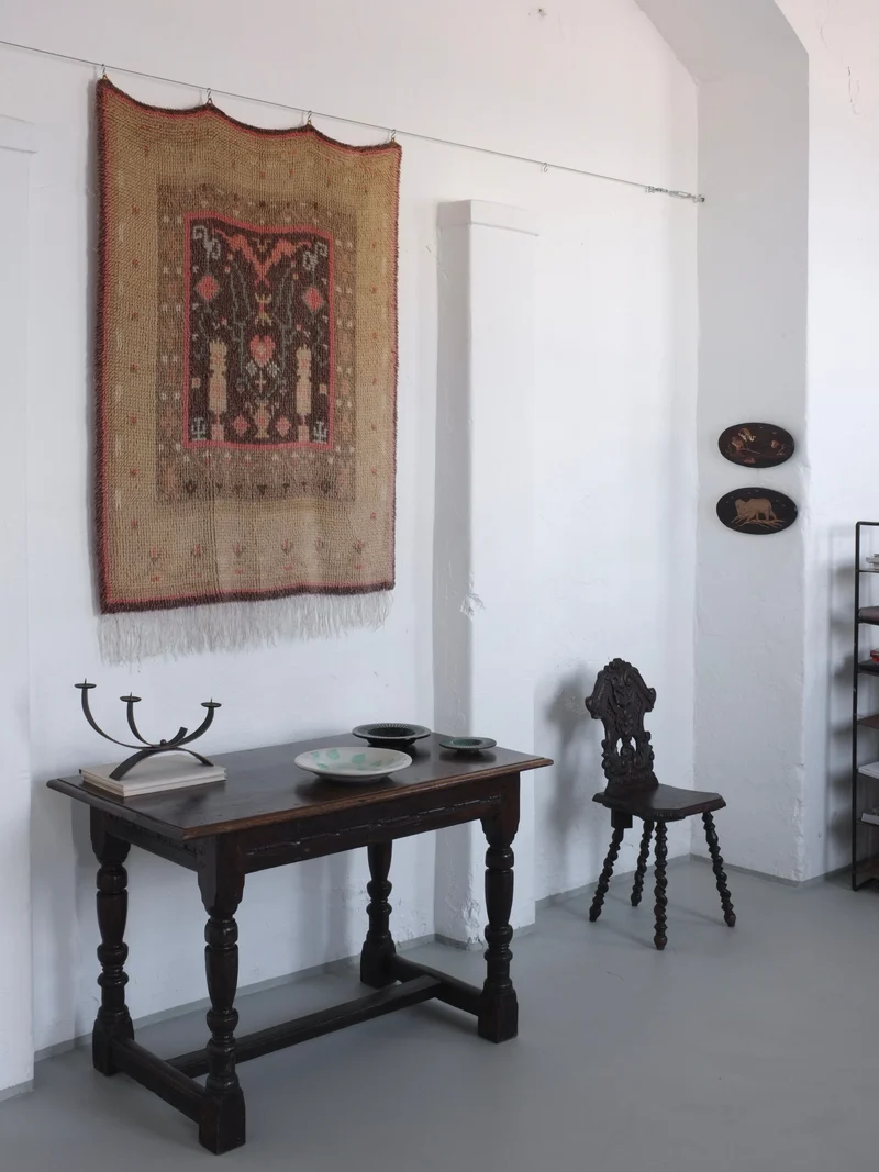 Vintage Wall Rya Rug, Finland, 1947