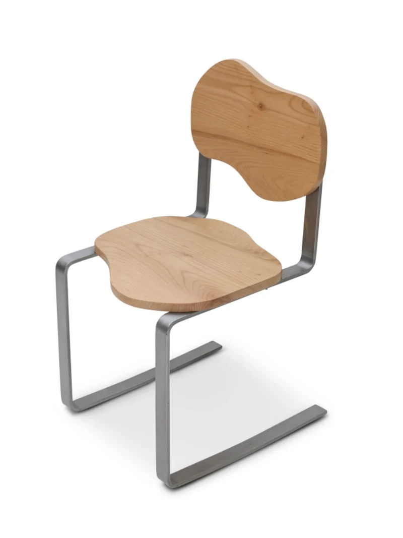 'Carmen Chair' in Chestnut Wood by ZAROLAT Studio