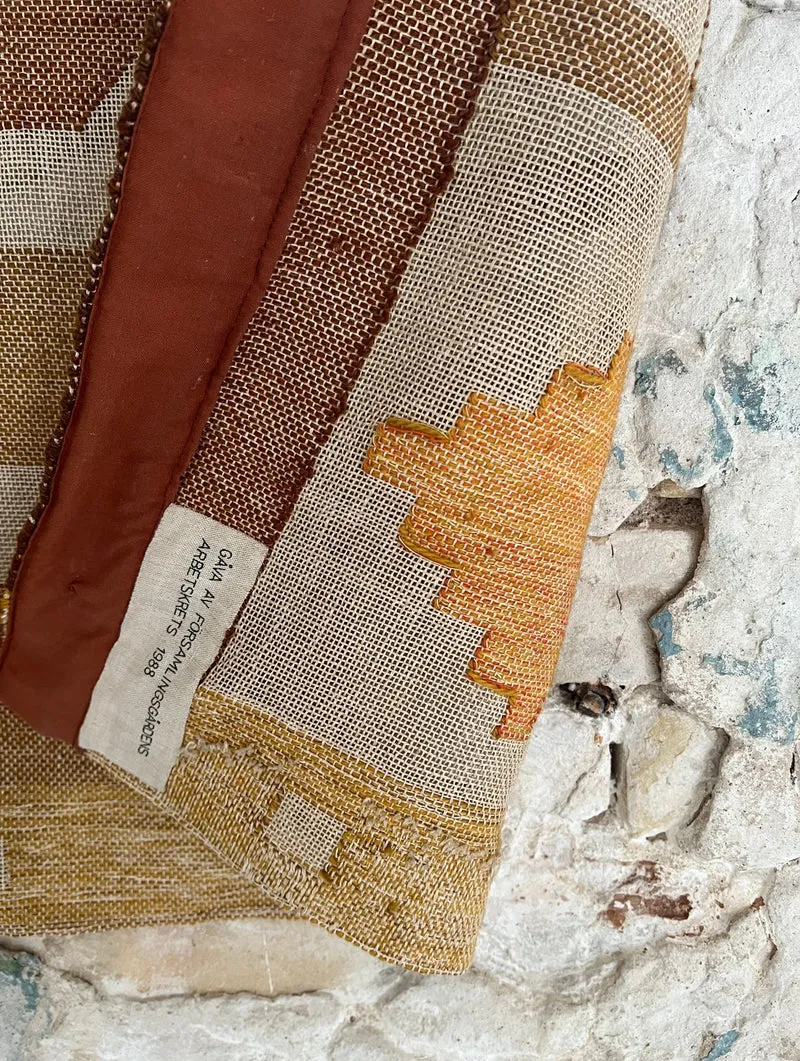 Large Abstract Wool Wall Tapestry, Sweden, 1988
