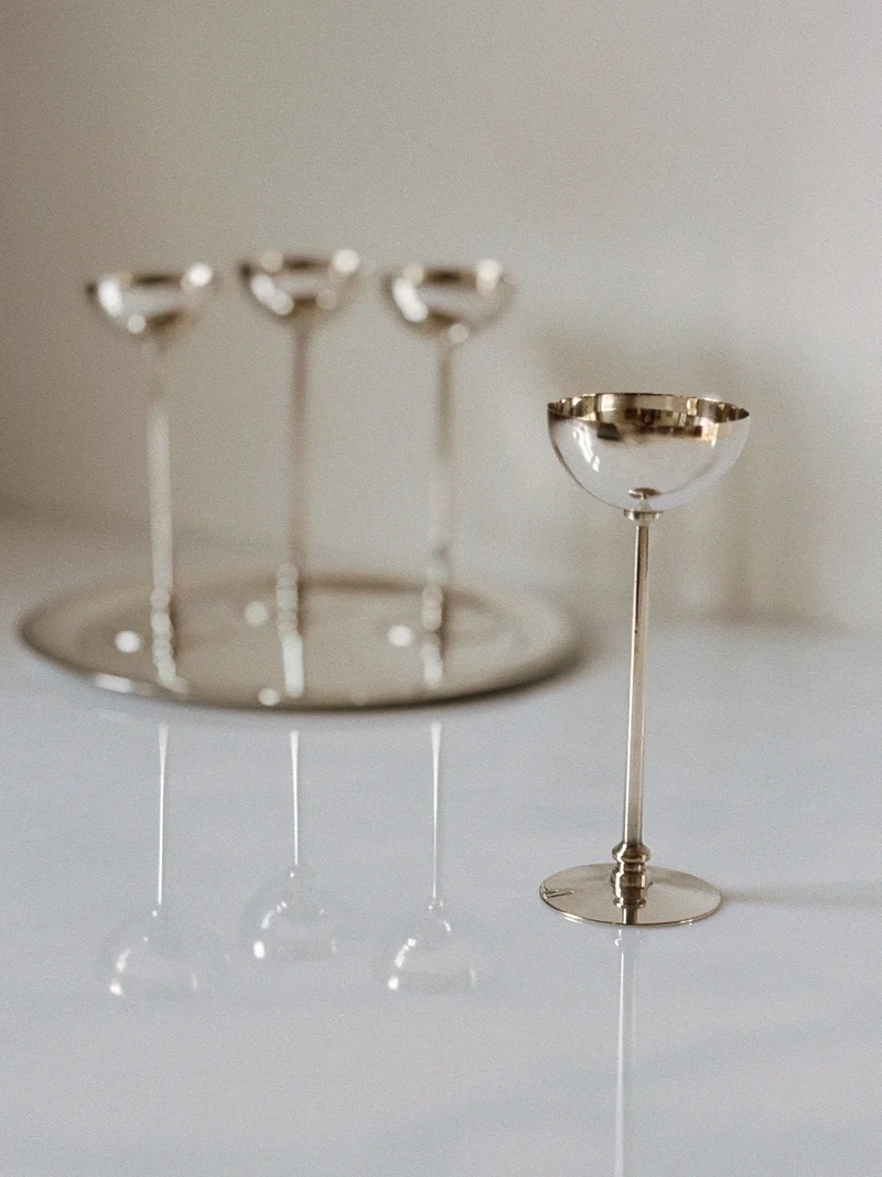 Silver Plated Server Set, Poland 70s