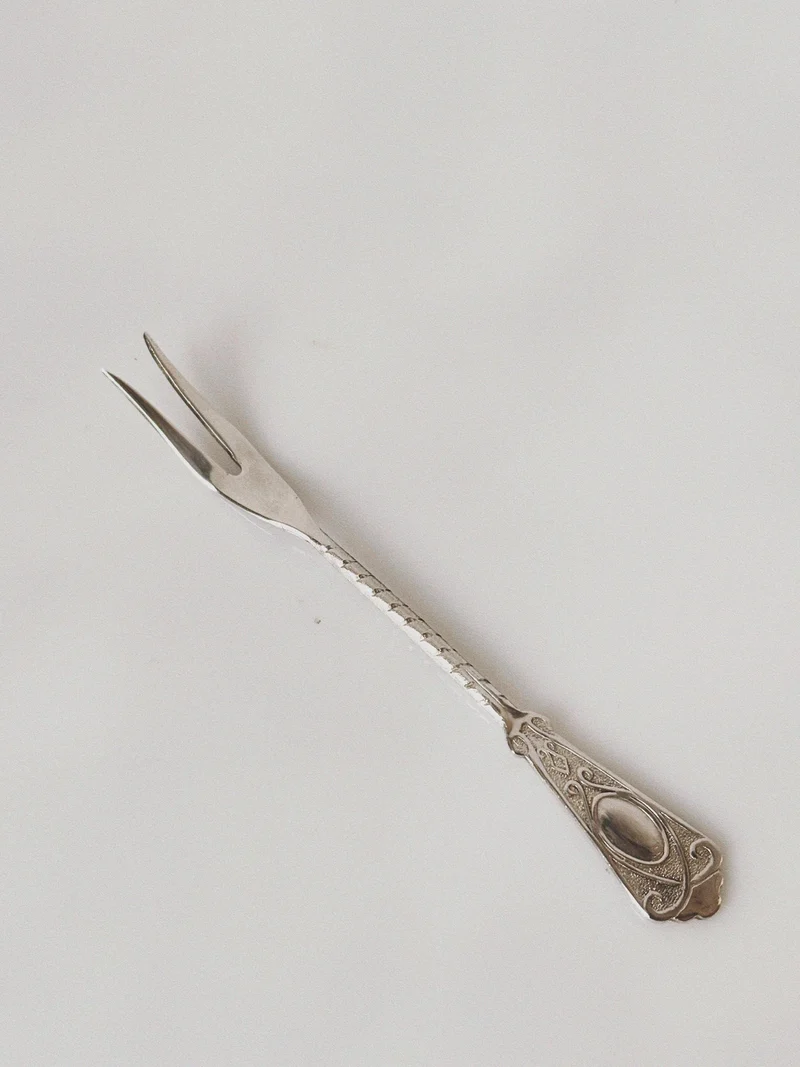 Set of Silver Plated Dessert Forks, 1985 Poland