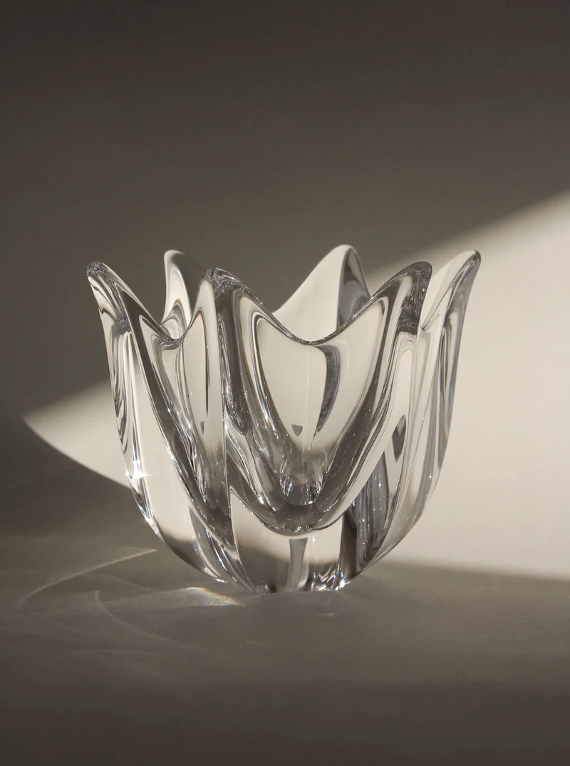 Jan Johansson Clear Crystal "Belle" Bowl