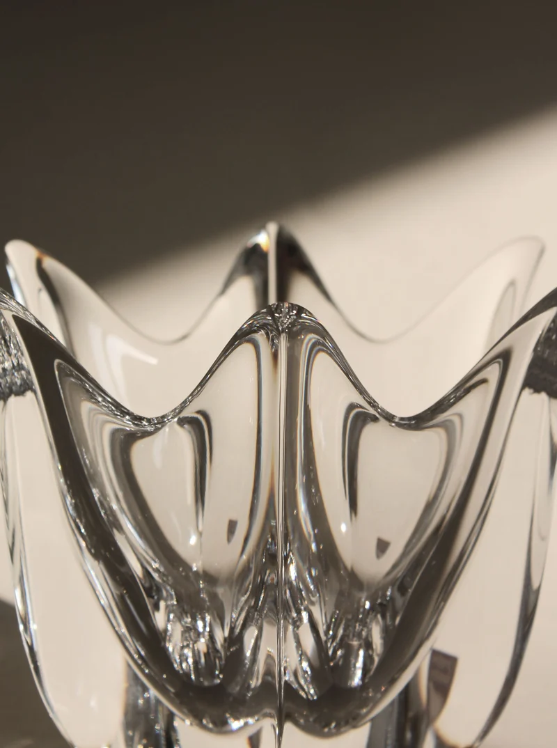 Jan Johansson Clear Crystal "Belle" Bowl