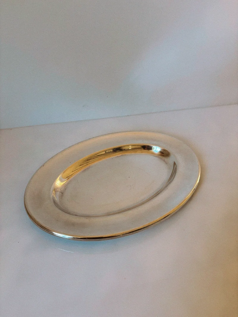 Silver Plated Oval Platter, Sweden