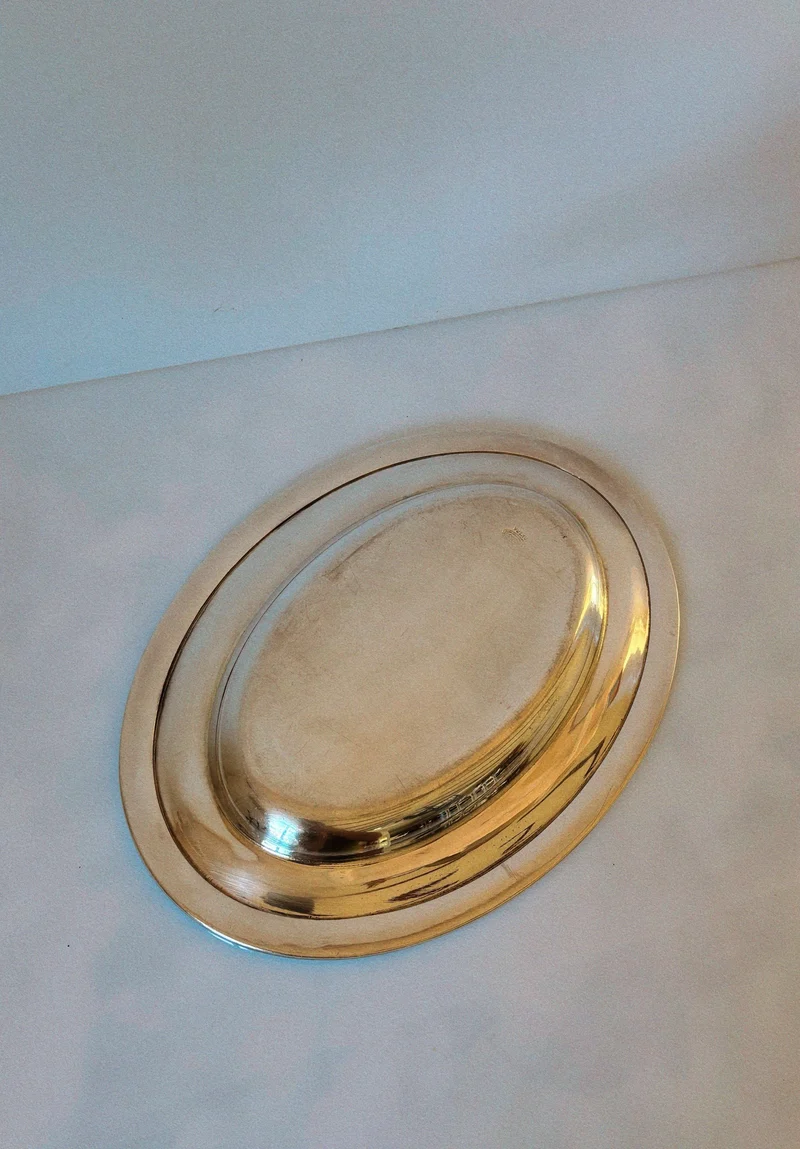Silver Plated Oval Platter, Sweden