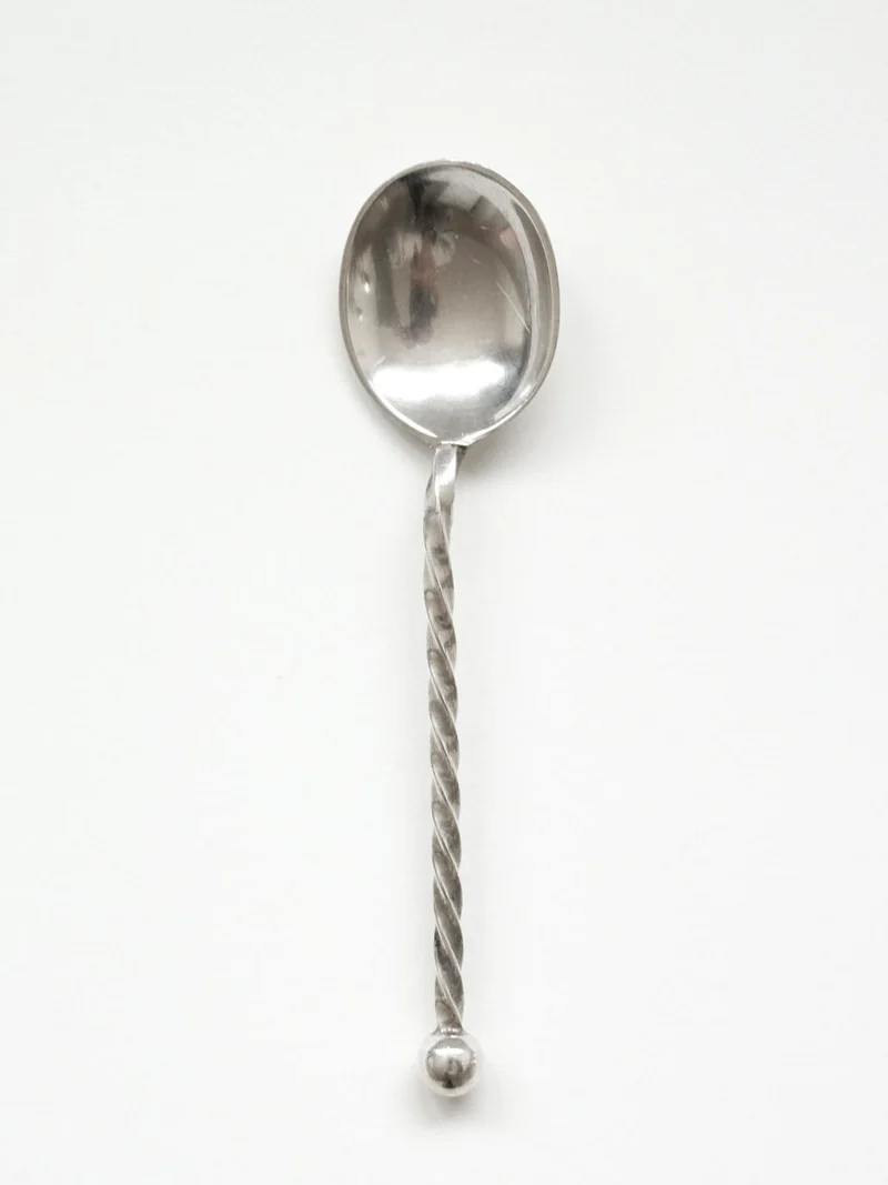Set of 5 Silver-plated Spoons