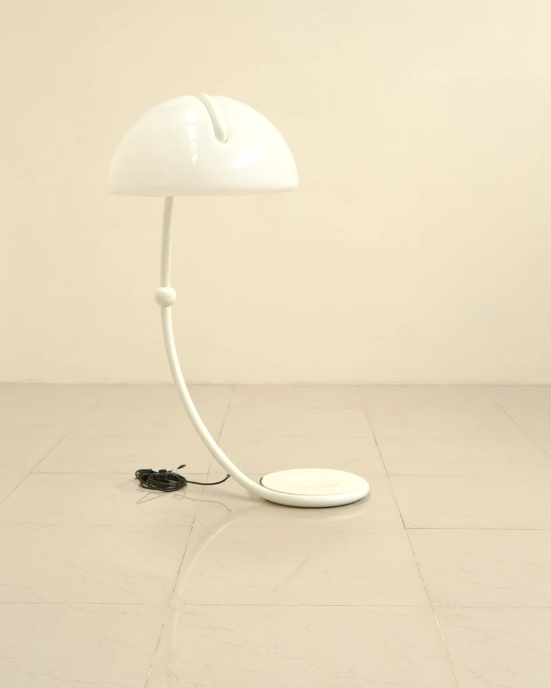 Vintage Floor Lamp "Serpente" by Elio Martinelli for Martinelli Luce 70's, 1960s