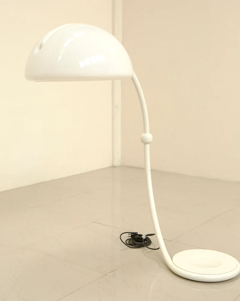 Vintage Floor Lamp "Serpente" by Elio Martinelli for Martinelli Luce 70's, 1960s